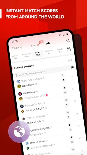Скриншот 2 — Eleven Football: News & Scores