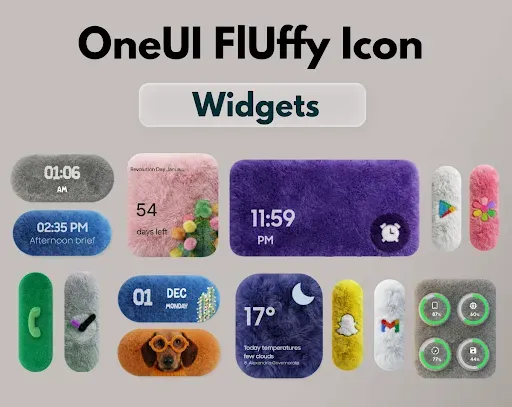 Скриншот 6 — OneUI Fluffy Icons