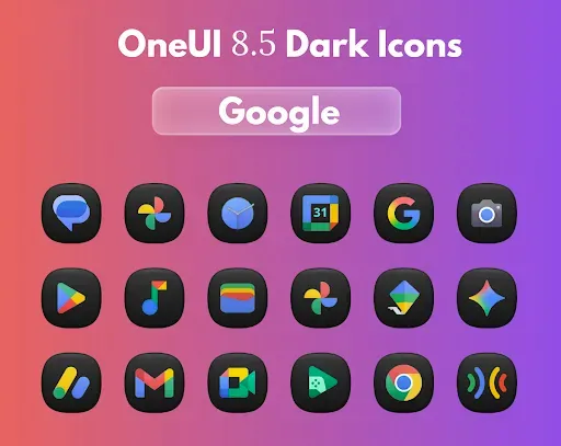 Скриншот 2 — OneUi 8.5 Dark Icons