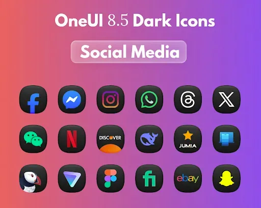 Скриншот 3 — OneUi 8.5 Dark Icons
