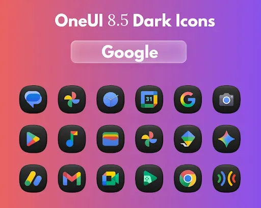 Скриншот 6 — OneUi 8.5 Dark Icons