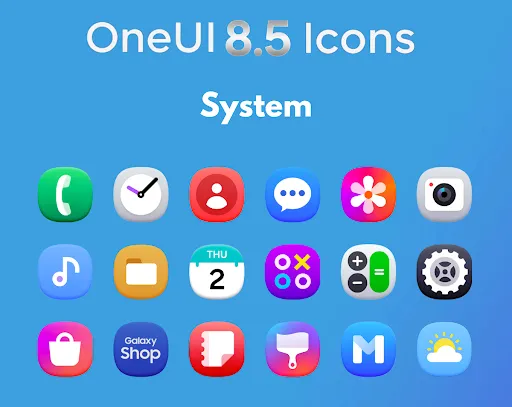 Скриншот 1 — OneUI 8.5 Icons