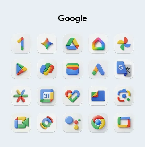 Скриншот 2 — OneUi Puff 3D Icon Pack