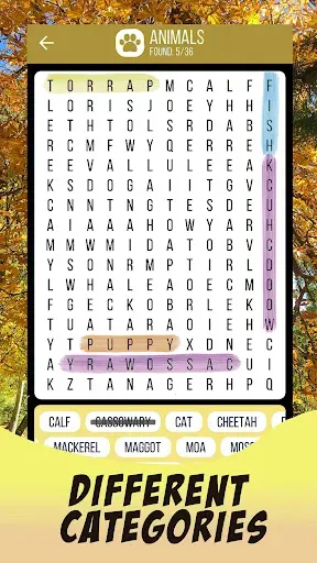 Скриншот 2 — Word Search – Word Games