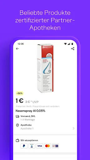 Скриншот 4 — Onfy: Apothekenmarktplatz