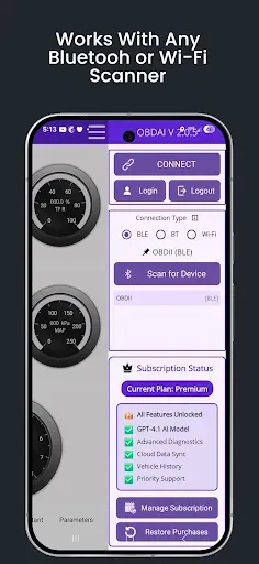 Скриншот 5 — OBDAI: OBD2 AI Car Scanner