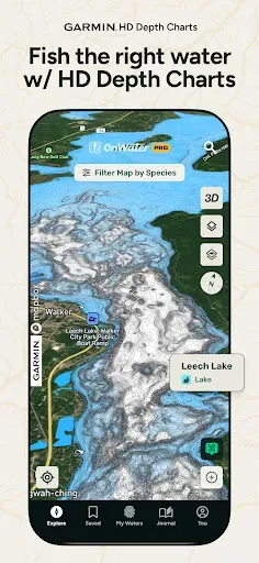 Скриншот 5 — onWater Fish - Fishing Spots