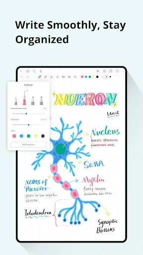 Скриншот 2 — StarNote: Handwriting & PDF