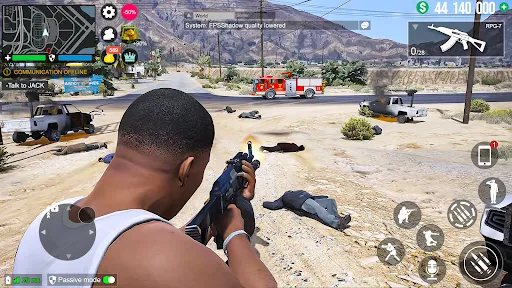 Скриншот 3 — Gangster Game Crime City 3D