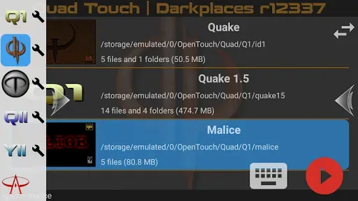 Скриншот 1 — Quad Touch
