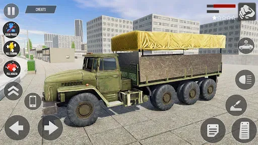 Скриншот 1 — Машины, мотоциклы на дороге
