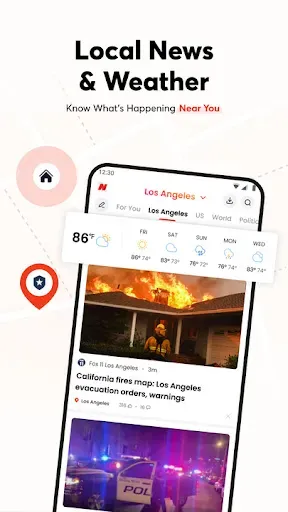 Скриншот 1 — Local News: Headlines & Alerts