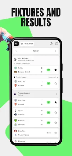 Скриншот 2 — Apex Football: текущий счет
