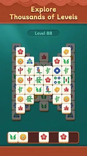 Скриншот 4 — Shanghai Tile: Mahjong Match