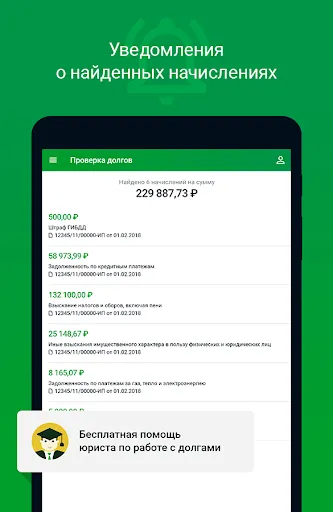 Скриншот 7 — Проверка долгов