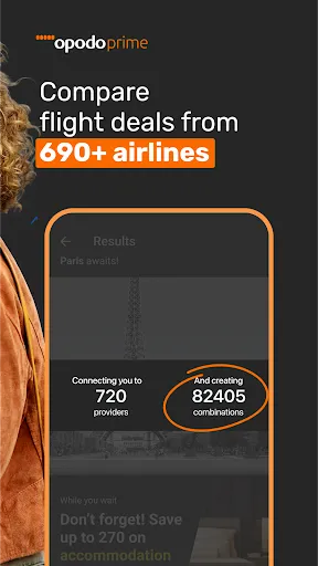 Скриншот 2 — Opodo: Flights, Hotels & Cars