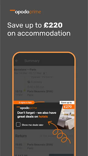 Скриншот 4 — Opodo: Flights, Hotels & Cars