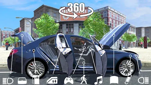 Скриншот 1 — Car Simulator C63