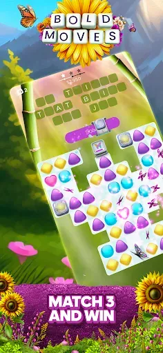 Скриншот 1 — Bold Moves Match 3 Puzzles