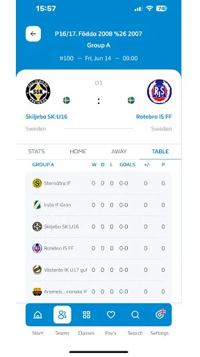 Скриншот 1 — ProCup - Tournament Software