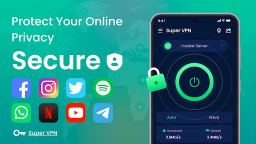 Скриншот 2 — VPN - быстрый безопасный ВПН