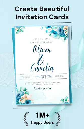 Скриншот 1 — Invitation Maker & RSVP Cards