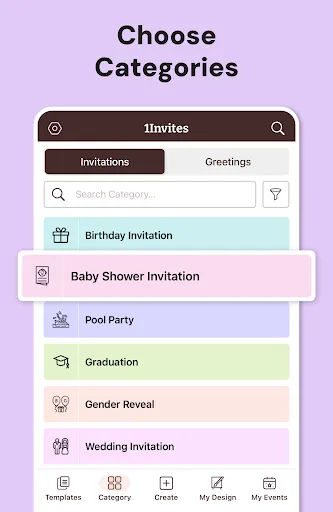 Скриншот 4 — Invitation Maker & RSVP Cards