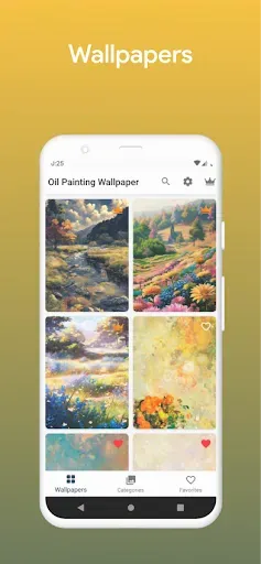 Скриншот 1 — Oil Painting Wallpaper