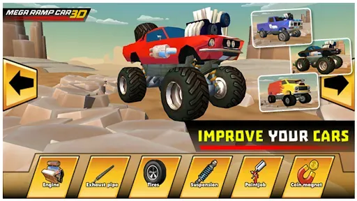 Скриншот 3 — Mega Ramp Car