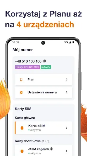 Скриншот 3 — Orange Flex – oferta z eSIM
