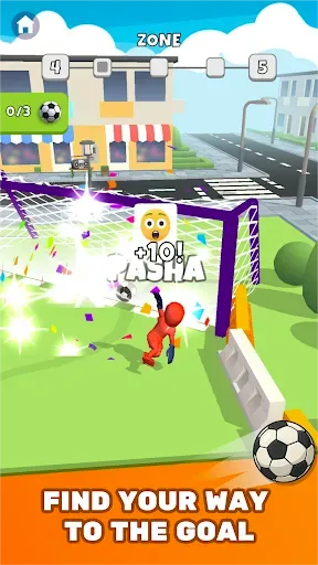 Скриншот 1 — Crazy Kick! Fun Football game