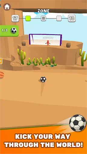 Скриншот 4 — Crazy Kick! Fun Football game