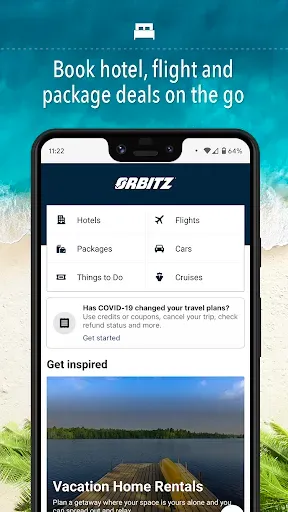 Скриншот 1 — Orbitz Hotels & Flights