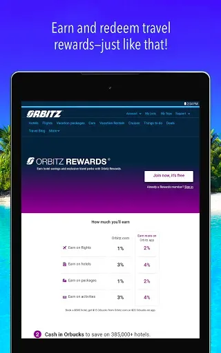 Скриншот 8 — Orbitz Hotels & Flights