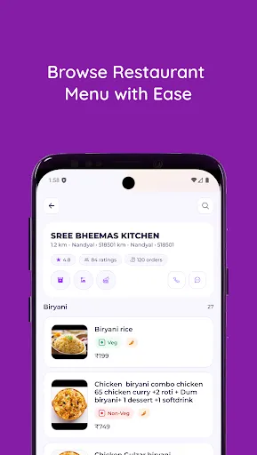 Скриншот 2 — OrderBro: Food, Grocery & more