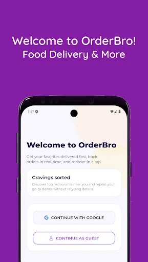 Скриншот 7 — OrderBro: Food, Grocery & more