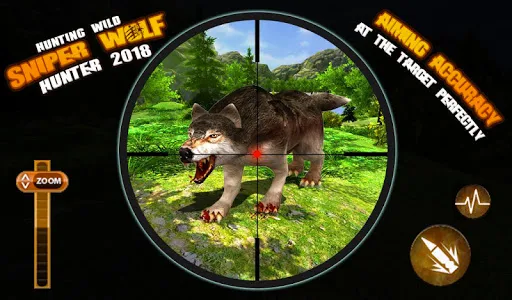 Скриншот 1 — Hunting Wild Wolf Sniper 3D