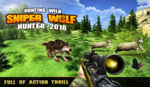 Скриншот 2 — Hunting Wild Wolf Sniper 3D