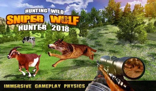 Скриншот 4 — Hunting Wild Wolf Sniper 3D