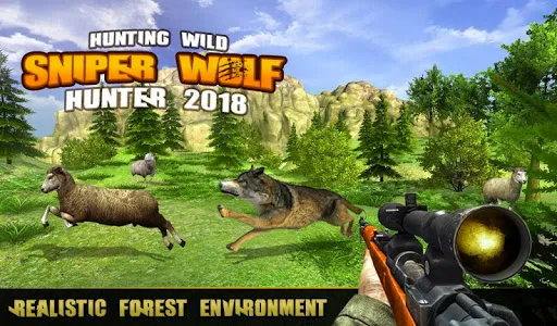 Скриншот 5 — Hunting Wild Wolf Sniper 3D