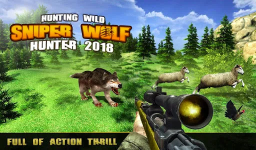 Скриншот 8 — Hunting Wild Wolf Sniper 3D