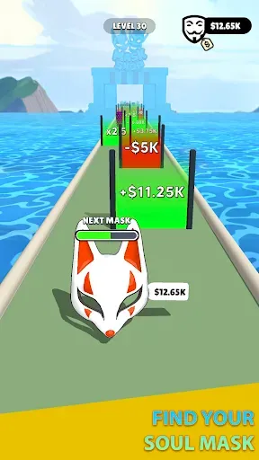 Скриншот 2 — Mask Evolution: 3D Run Game