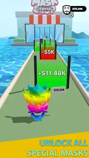 Скриншот 3 — Mask Evolution: 3D Run Game