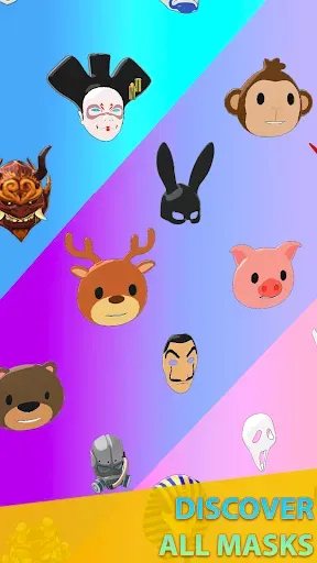 Скриншот 4 — Mask Evolution: 3D Run Game