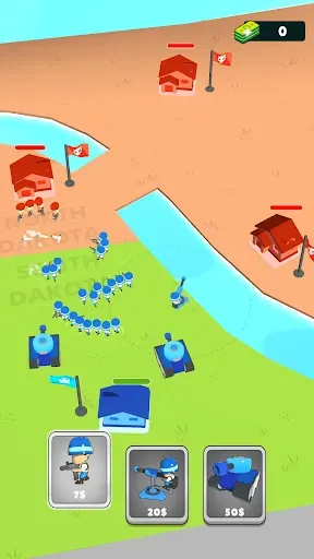 Скриншот 3 — Draw Army: 3D Battle Simulator