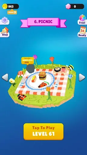 Скриншот 2 — Tap 3D Satisfying Puzzle Game