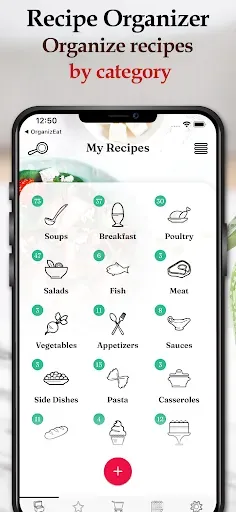 Скриншот 4 — OrganizEat: Recipe Keeper Book