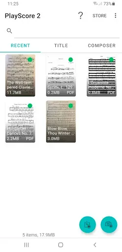 Скриншот 5 — PlayScore2 needs hi-end camera