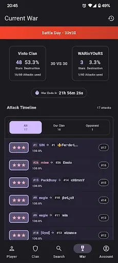 Скриншот 3 — ClashSight for Clash of Clans