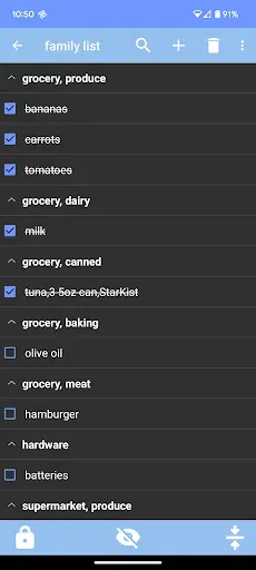 Скриншот 2 — HausAdmin - shopping list